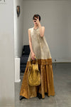 Mutedance 24 Spring/Summer Layered Dress MD-MD24SS81-OLD old gold PM136